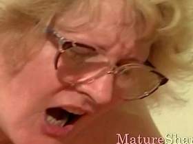 Mature lady engages in outrageous activities