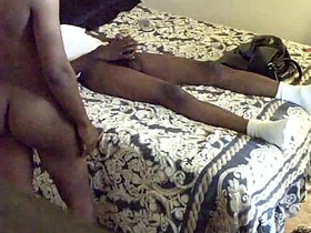 Dark-skinned beauty enjoys intense sex on top